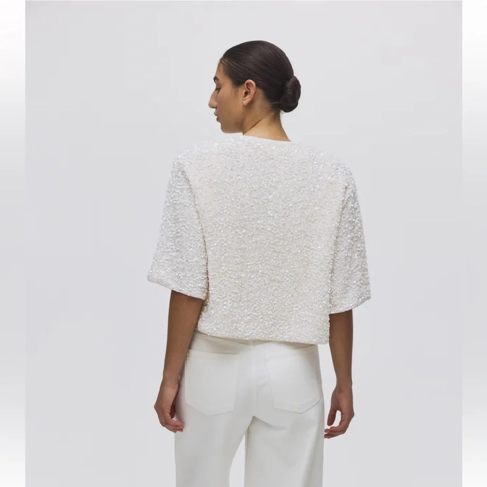 Size Medium Sequined Top - Picture 2 of 6